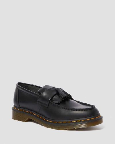 Mocasines Dr Martens Adrian Yellow Stitch Cuero Tassel Para Hombre DR5272Y